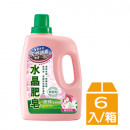 南僑水晶肥皂馨香洗衣用液體2.4kgX6入-櫻花百合