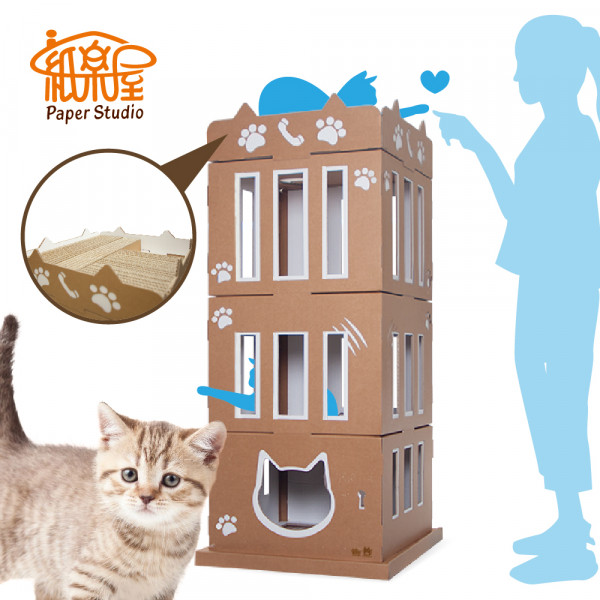 紙樂屋✿電話亭❤貓跳台 貓屋 貓抓板❤