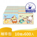 春風x狗狗好朋友袖珍包面紙10抽600入
