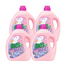白鴿 天然抗菌洗衣精 迷人小蒼蘭香氛 3500gx4瓶